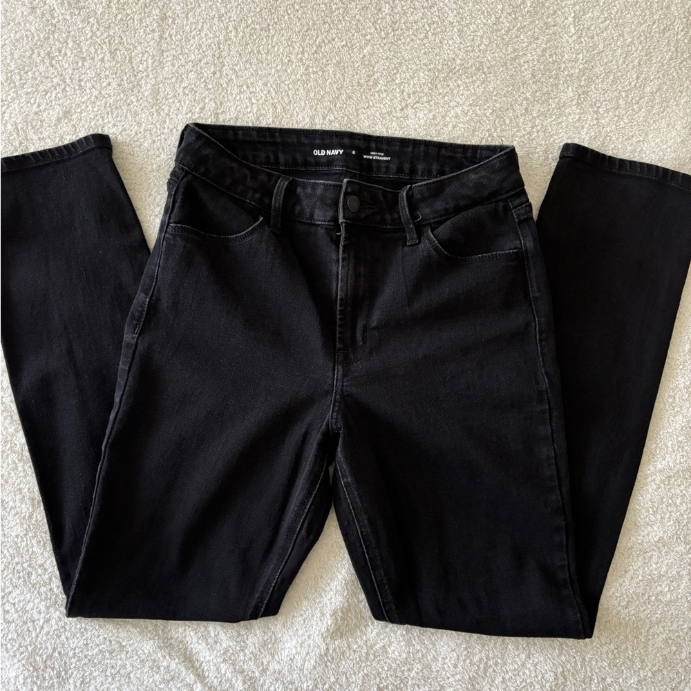 Old Navy Women's Dark Skinny Jeans Size 6 - Picture 3 of 11